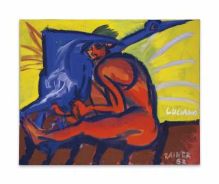 Rainer Fetting - Luciano-Schwan III (Luciano-Swan III)