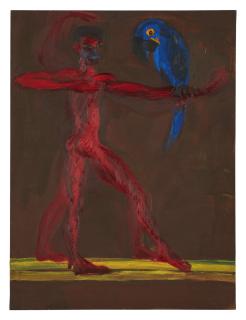 Rainer Fetting - Man And Parrot