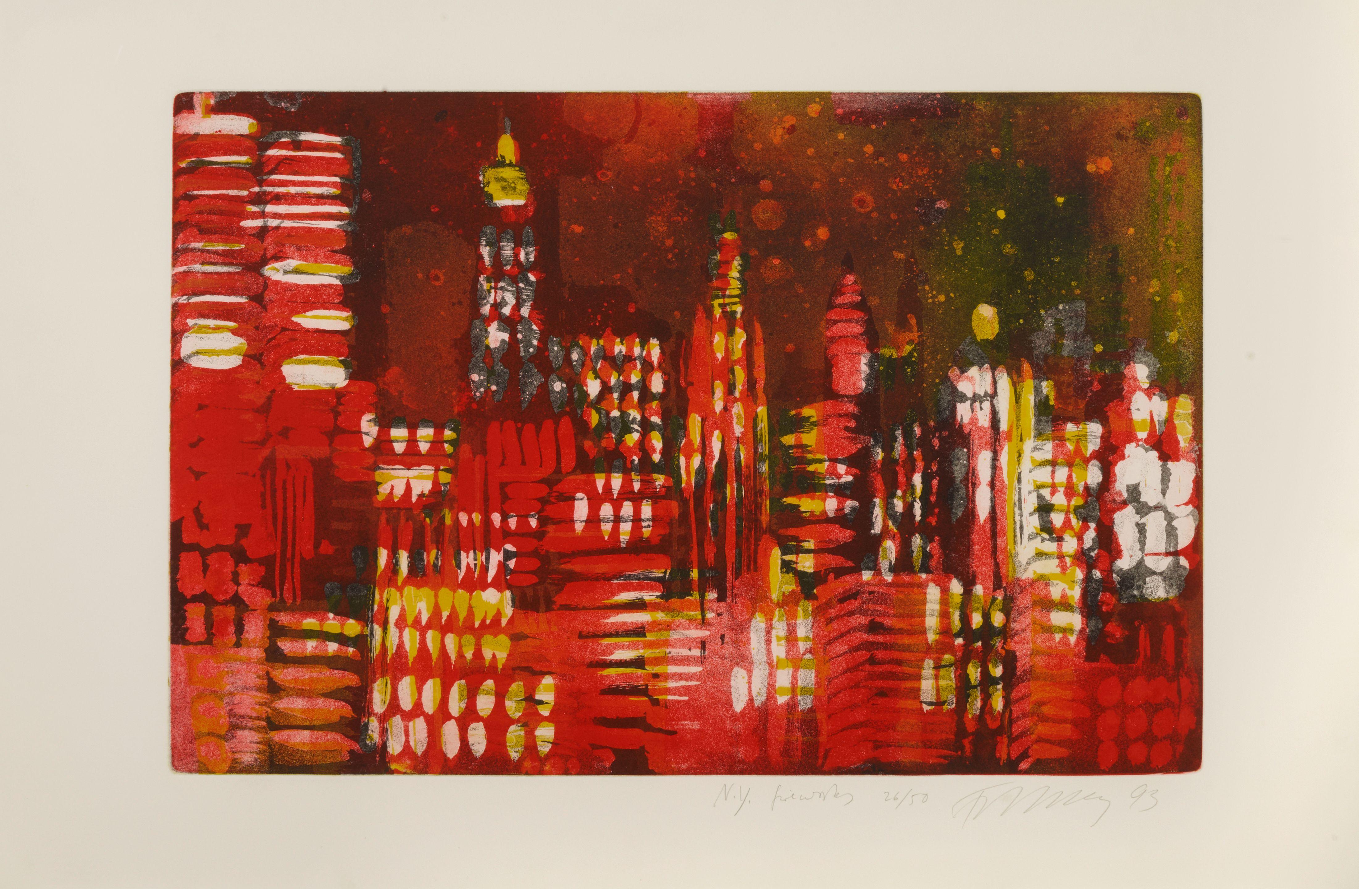 Rainer Fetting - N.Y. Fireworks