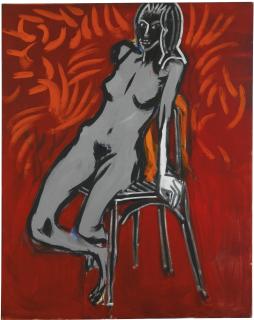 Rainer Fetting - S. Grau-Rot