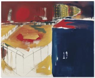 Rainer Fetting - Sonnenuntergang Berlin (Sunset Berlin)