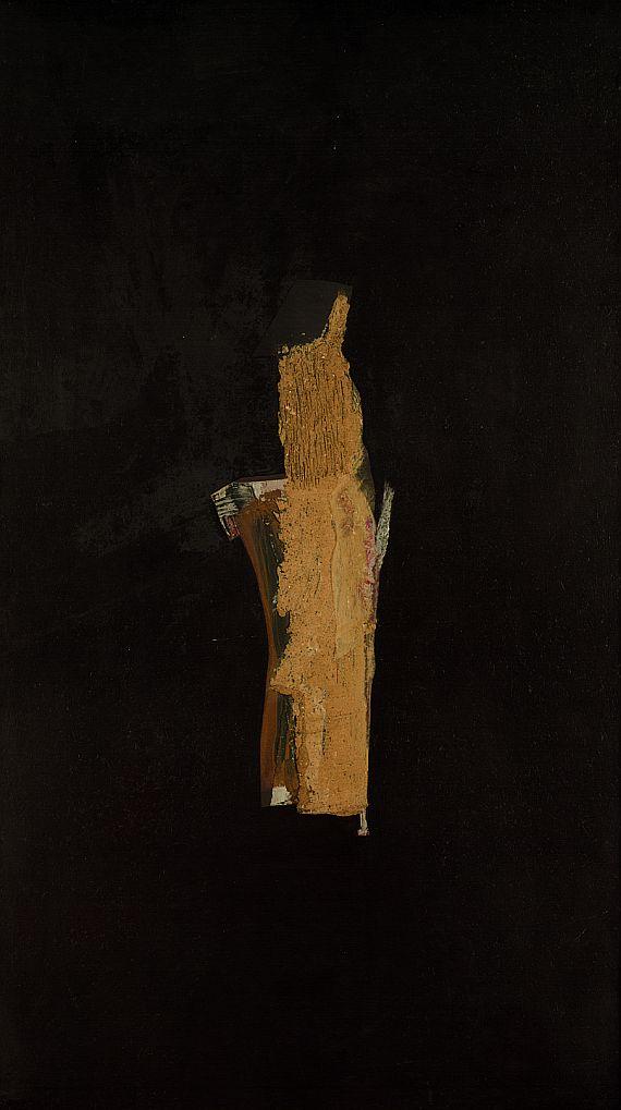 Rainer Küchenmeister - Komposition auf schwarzem Grund