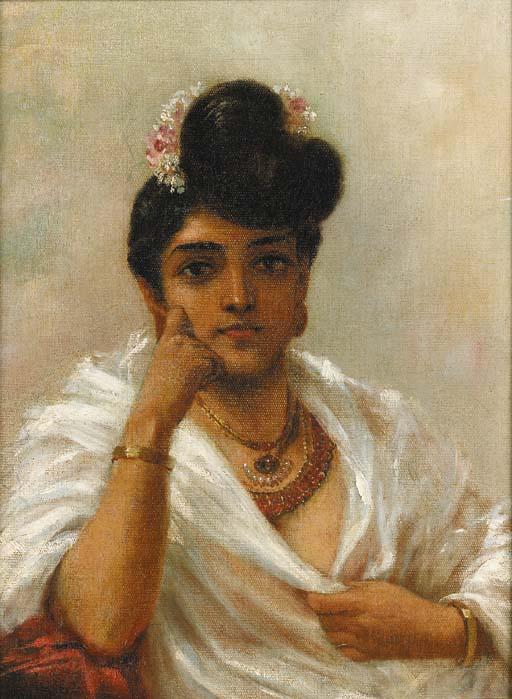 Raja Ravi Varma - Malabar Beauty