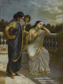 Raja Ravi Varma - Untitled (Damayanti)