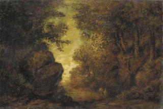 Ralph Albert Blakelock - Indian Women by a Stream