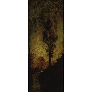 Ralph Albert Blakelock - Landscape With Waterfall, East Orange, New Jersey