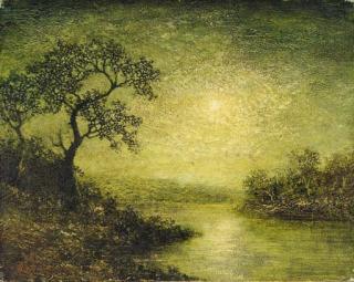 Ralph Albert Blakelock - Moonlit Landscape