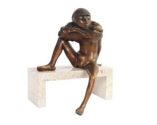 Ralph Brown R.A. - Dancer on a Bench
