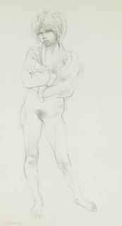 Ralph Brown, R.A. - Reclining nude; and two further nude studies by the same hand