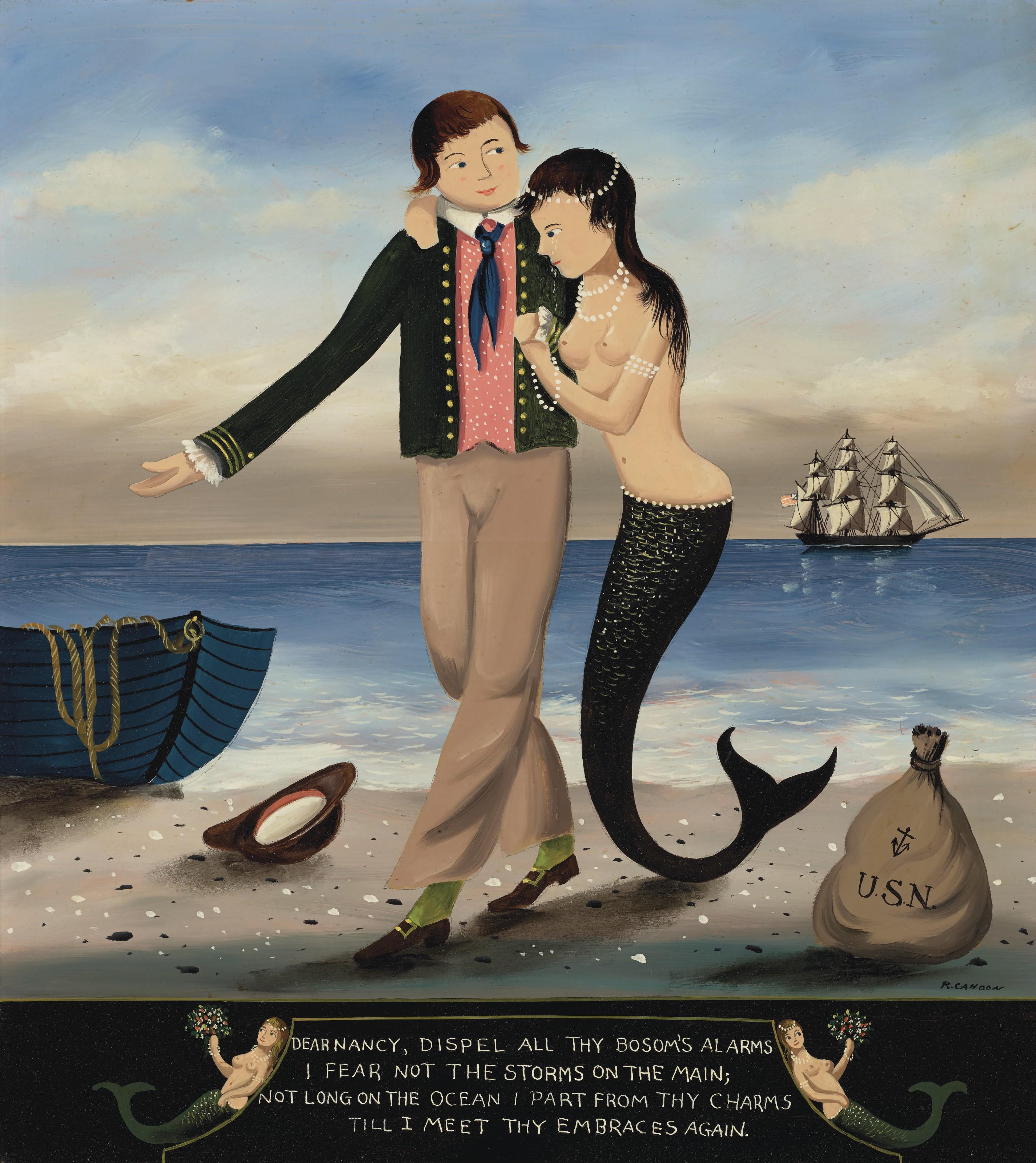 Ralph Cahoon - A Sailor and Mermaid