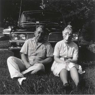 Ralph Eugene Meatyard - Lucybelle Crater And Her Proliferous Brother Lucybelle Crater And Lucybelle Crater And Her 16 Year Old Son\'S Quiet, Demure Girlfriend Lucybelle Crater, 1970-1972