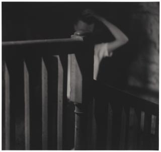 Ralph Eugene Meatyard - Untitled (Boy Behind Post), C. 1960