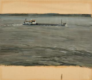 Ralph Fleck - »Rheinfrachter I«