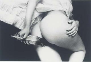 Ralph Gibson - Nude With Feather, 1974