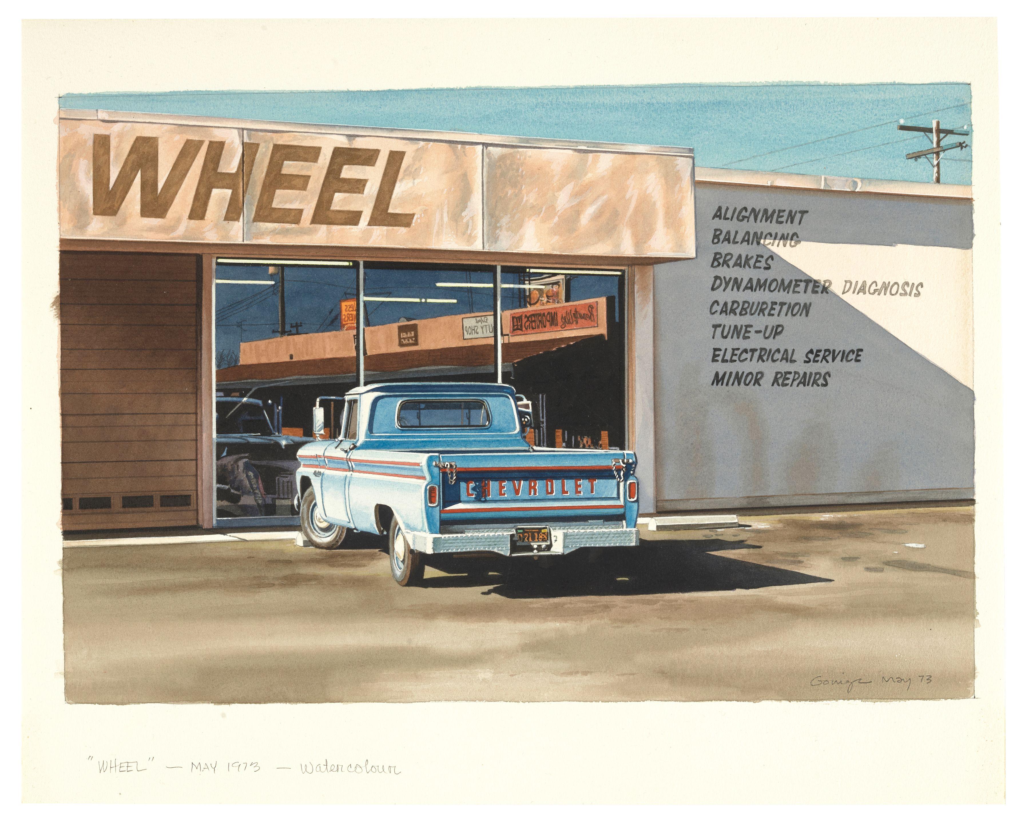 Ralph Goings - Wheel