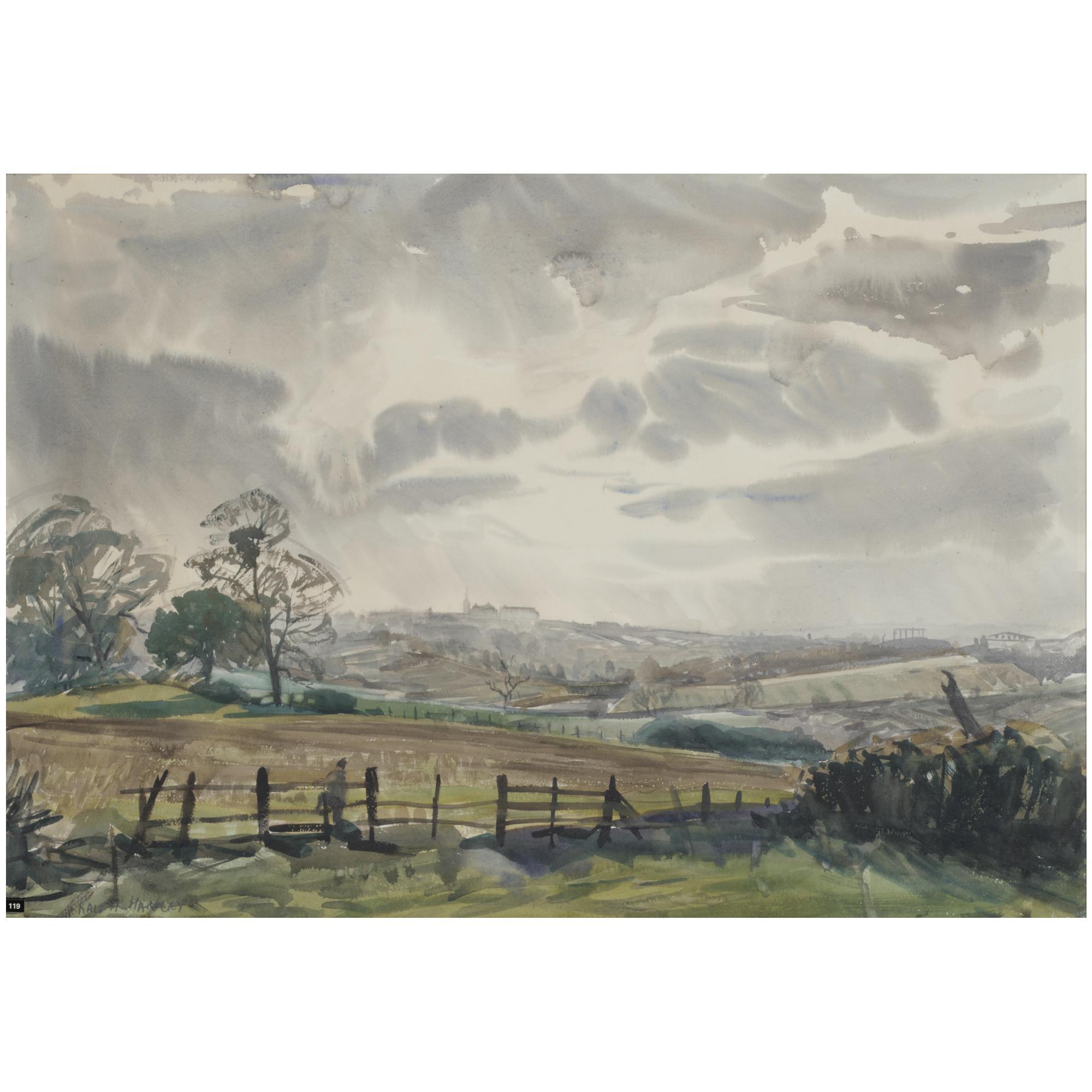 Ralph Hartley - Distant Kettering; January Sunshine; February Landscape; Bright Morning