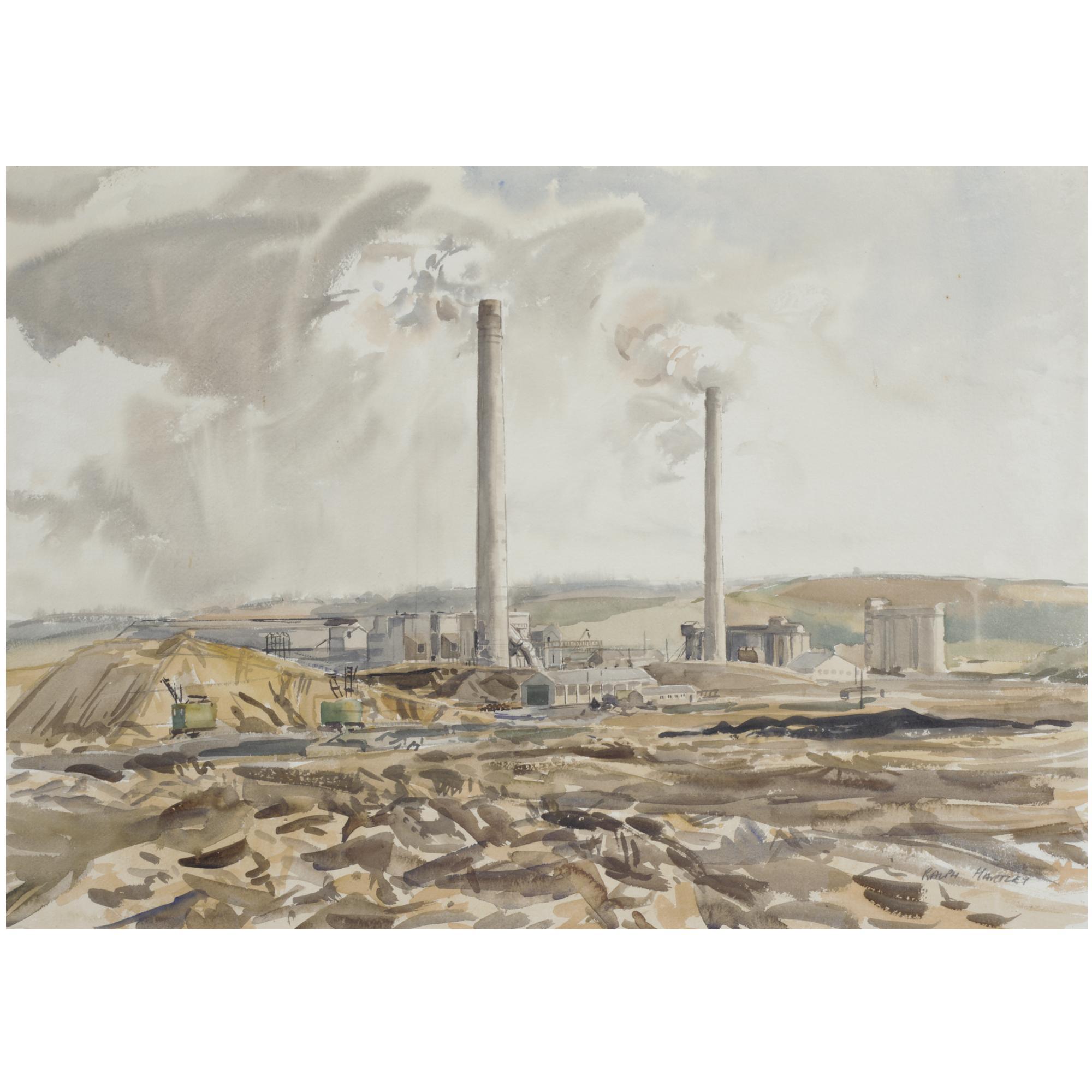 Ralph Hartley - Snow Over Warkton; Mist; Backyard; Ketton Cement Works, Leicestershire