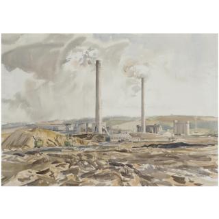 Ralph Hartley - Snow Over Warkton; Mist; Backyard; Ketton Cement Works, Leicestershire