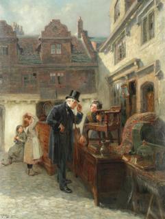 Ralph Hedley - Real Antique