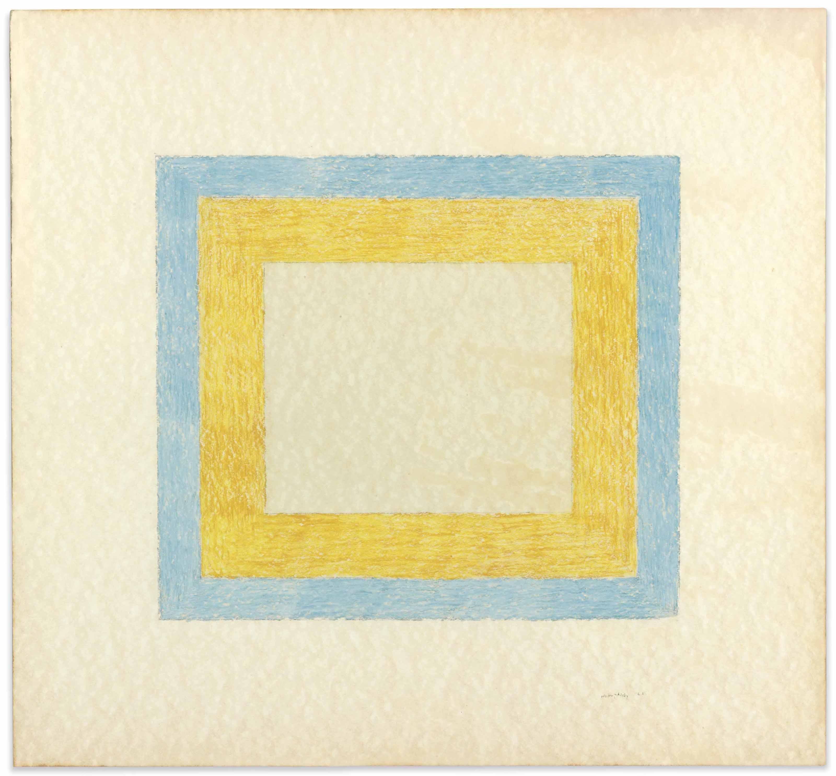 Ralph Humphrey - Untitled (Orange and Blue Square)