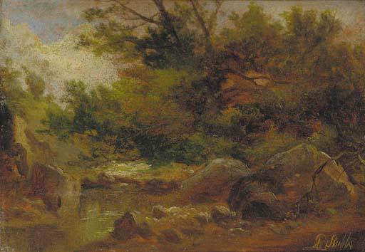 Ralph R. Stubbs - A Wooded Stream