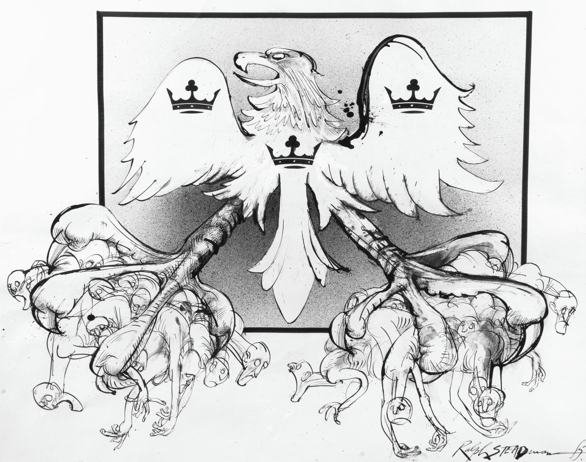 Ralph Steadman - Barclays Bank Logo