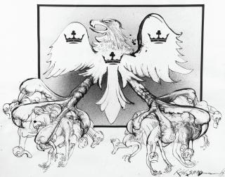 Ralph Steadman - Barclays Bank Logo