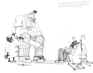 Ralph Steadman - ‘It Is Well To Expect The British Officials To Be On The Side Of The Commonwealth Countries They Deal With, Not Of Britain’