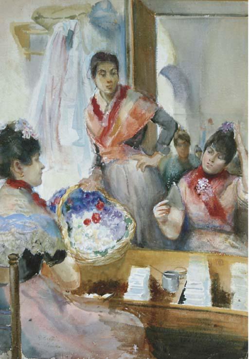 Ralph Wormsley Curtis - Cigarreras In Seville