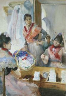 Ralph Wormsley Curtis - Cigarreras In Seville