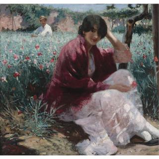 Ralph Wormsley Curtis - The Garden