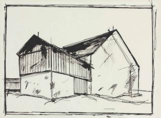 Ralston Crawford - Barn, Exton, Pennsylvania