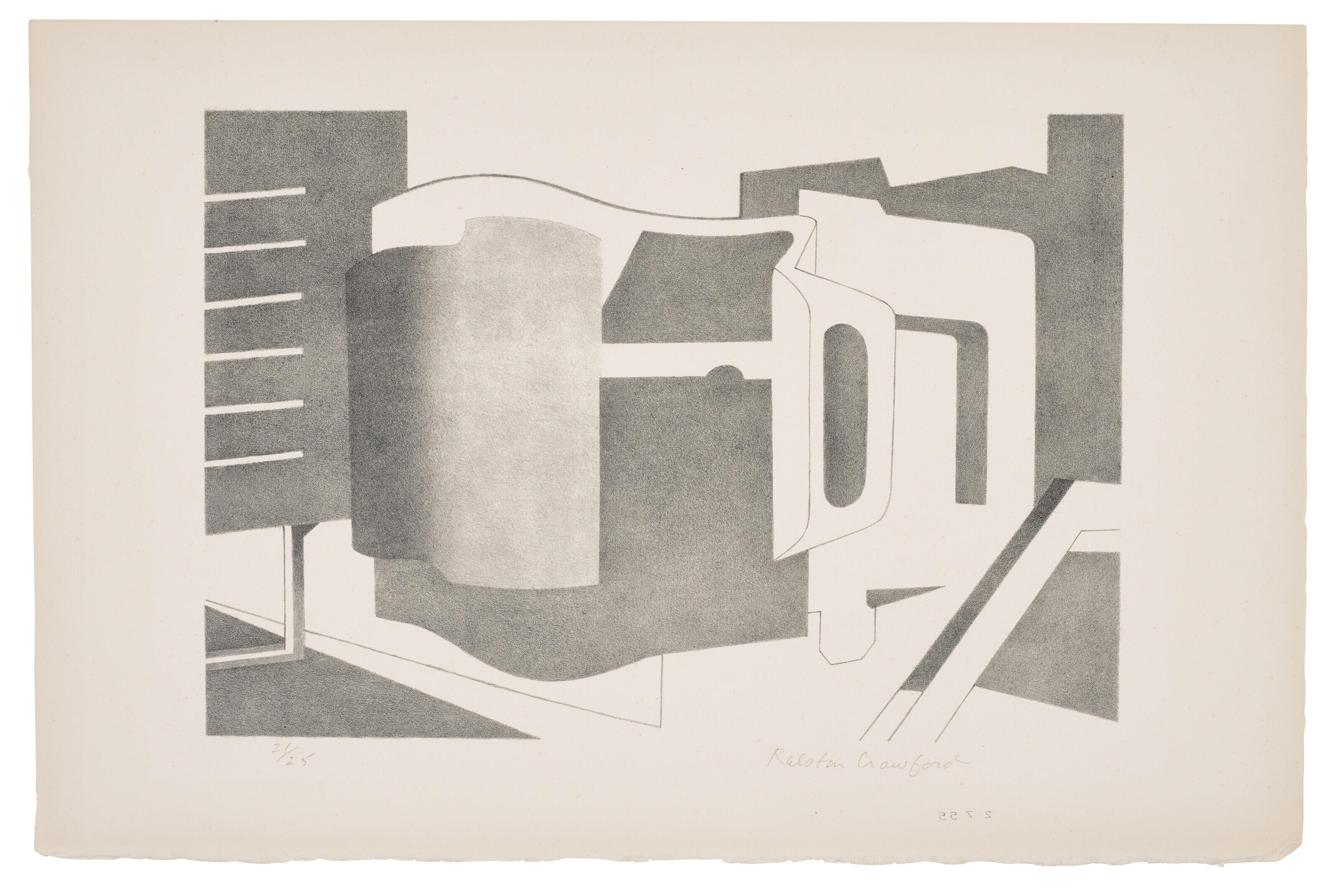 Ralston Crawford - Freight Cars #2