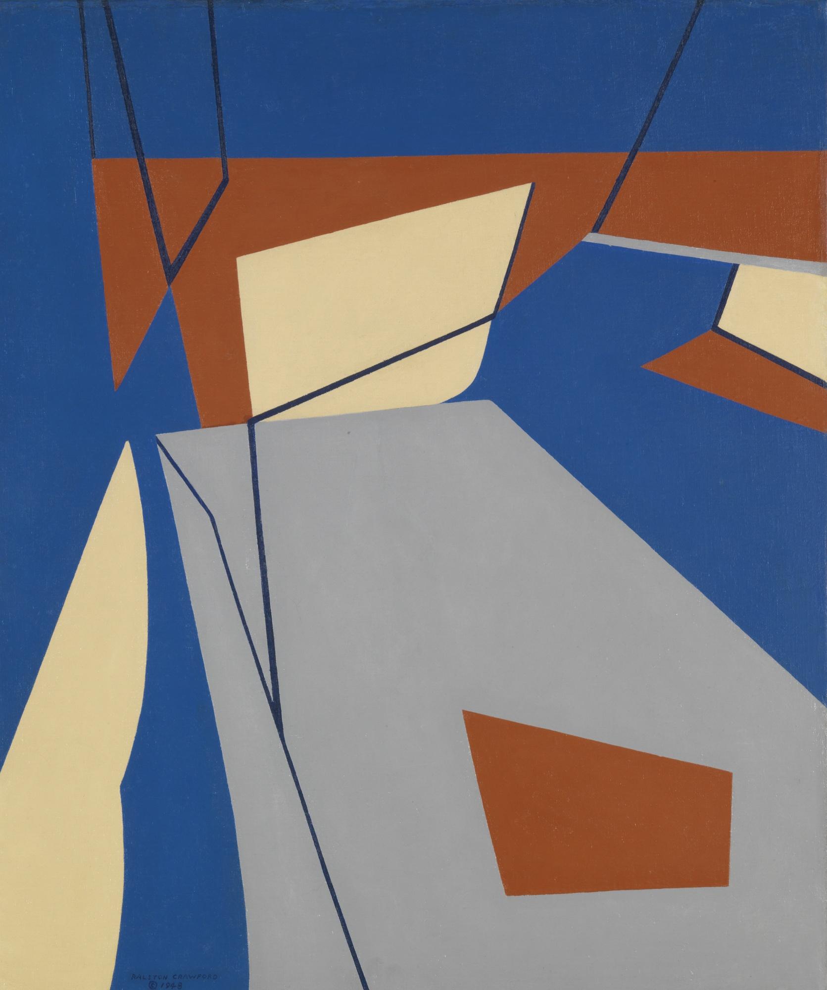 Ralston Crawford - Havana Harbor #3