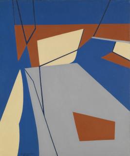 Ralston Crawford - Havana Harbor #3