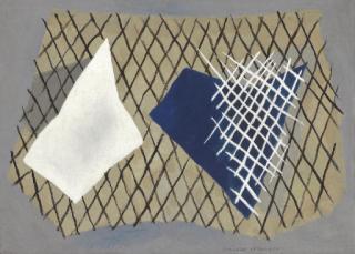 Ralston Crawford - Nets with Blue