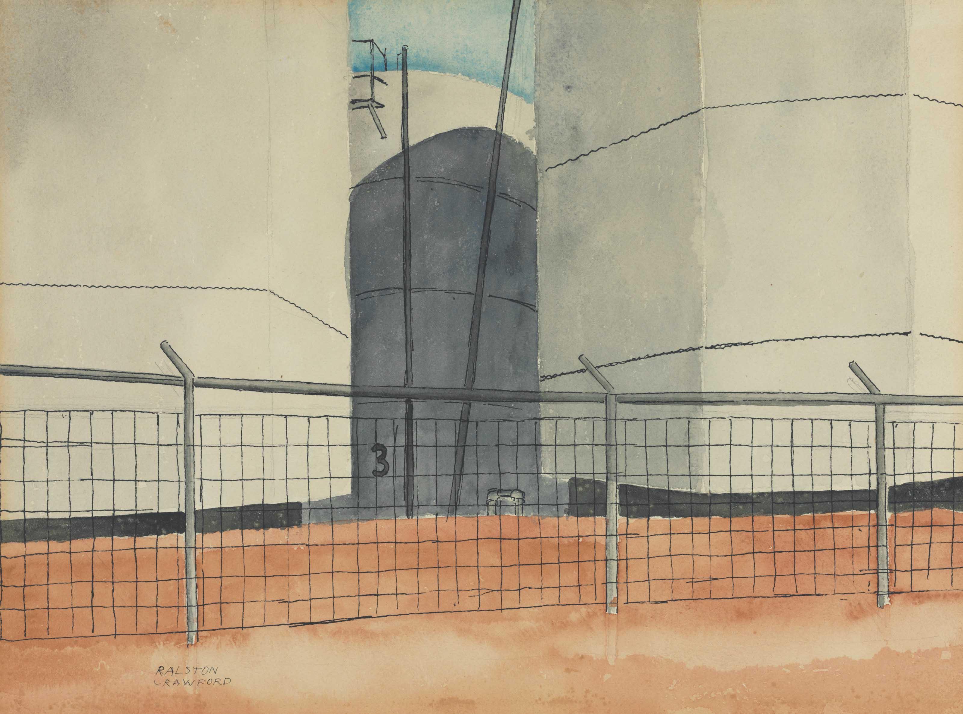 Ralston Crawford - Sanford Tanks