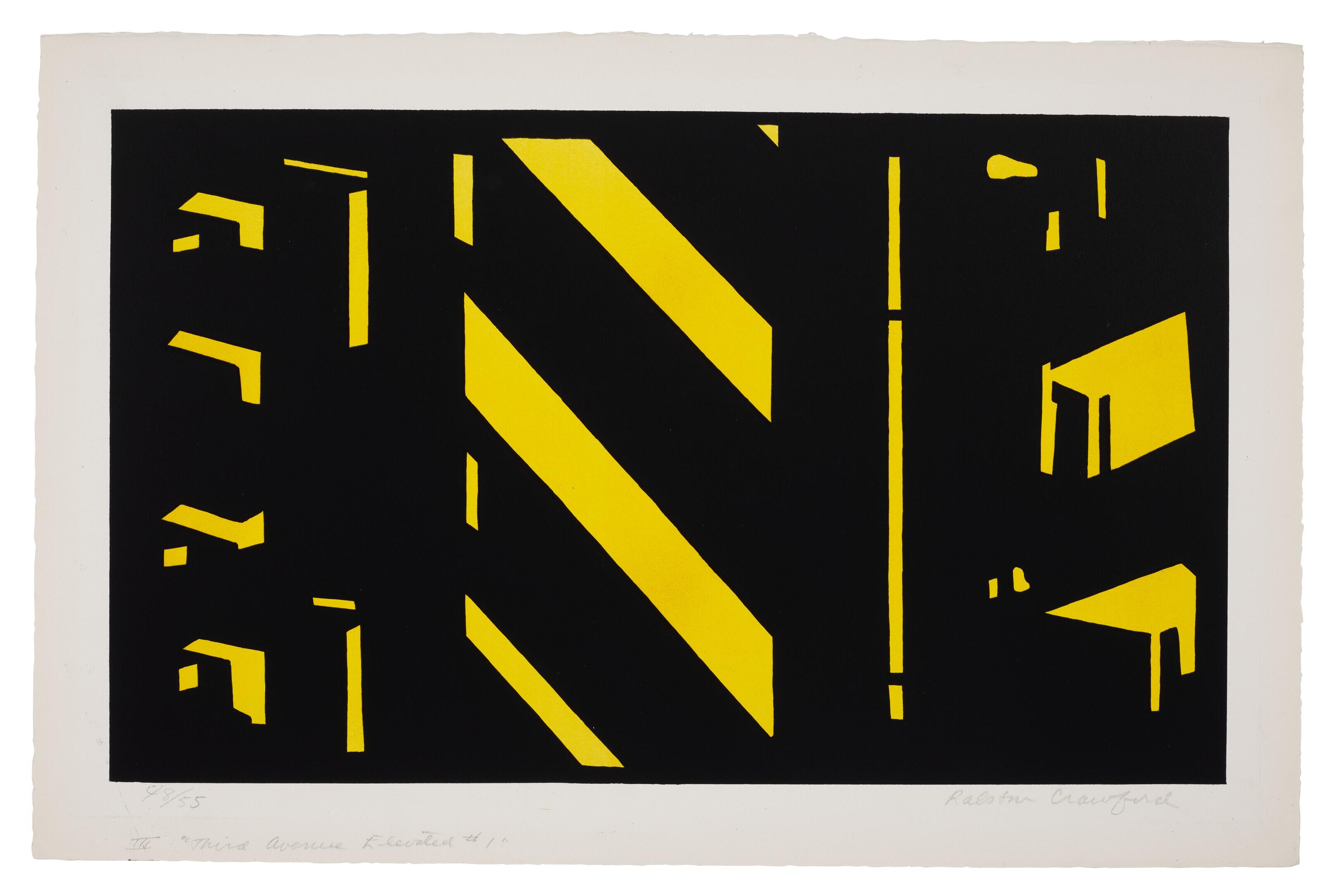 Ralston Crawford - Third Avenue Elevated #1