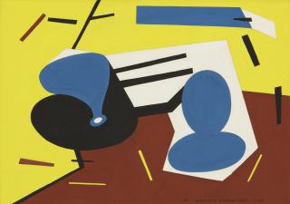 Ralston Crawford - Wharf Objects No. 3