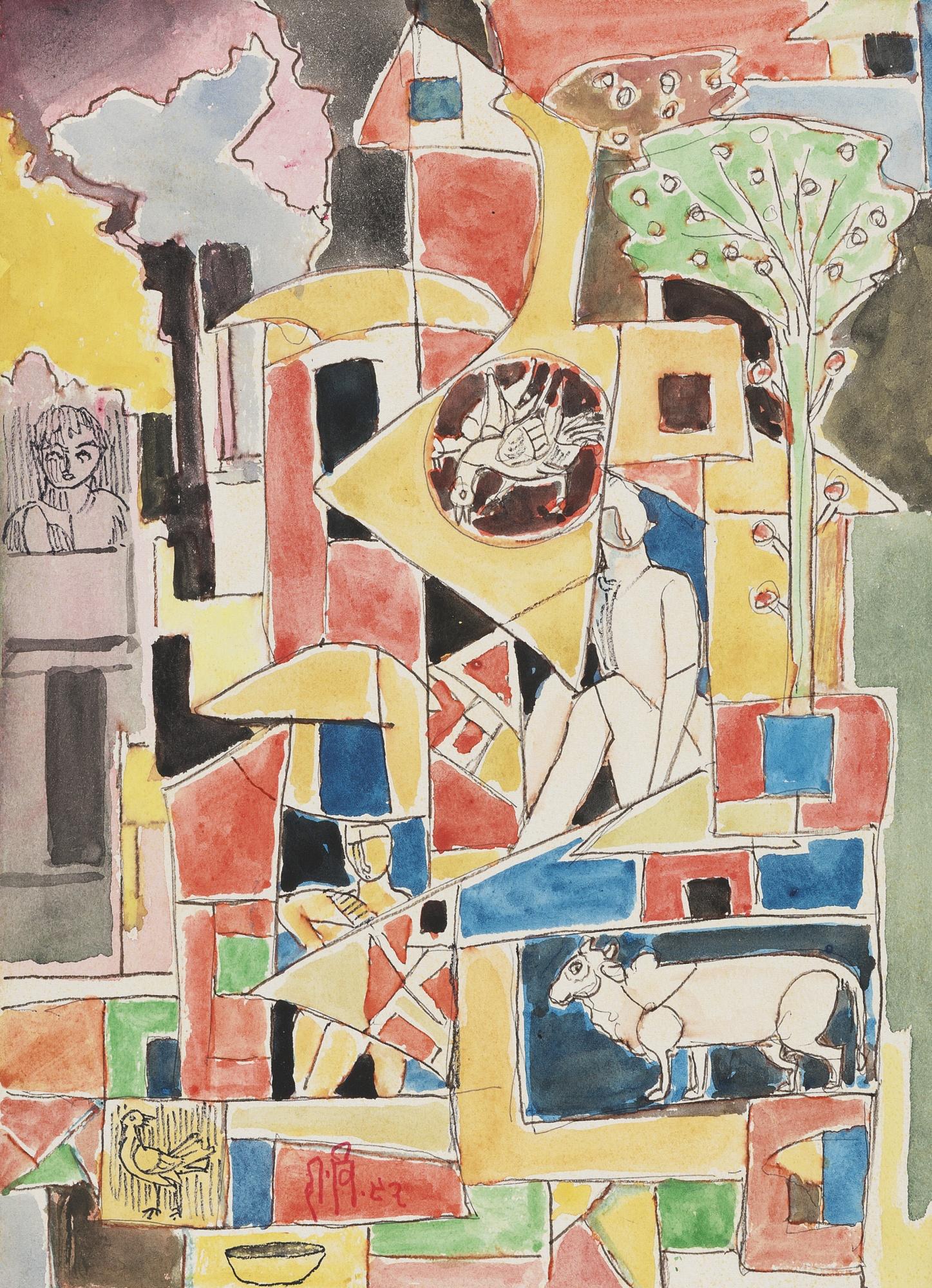 Ram Gopal Vijayvargiya - Untitled (Pink City)