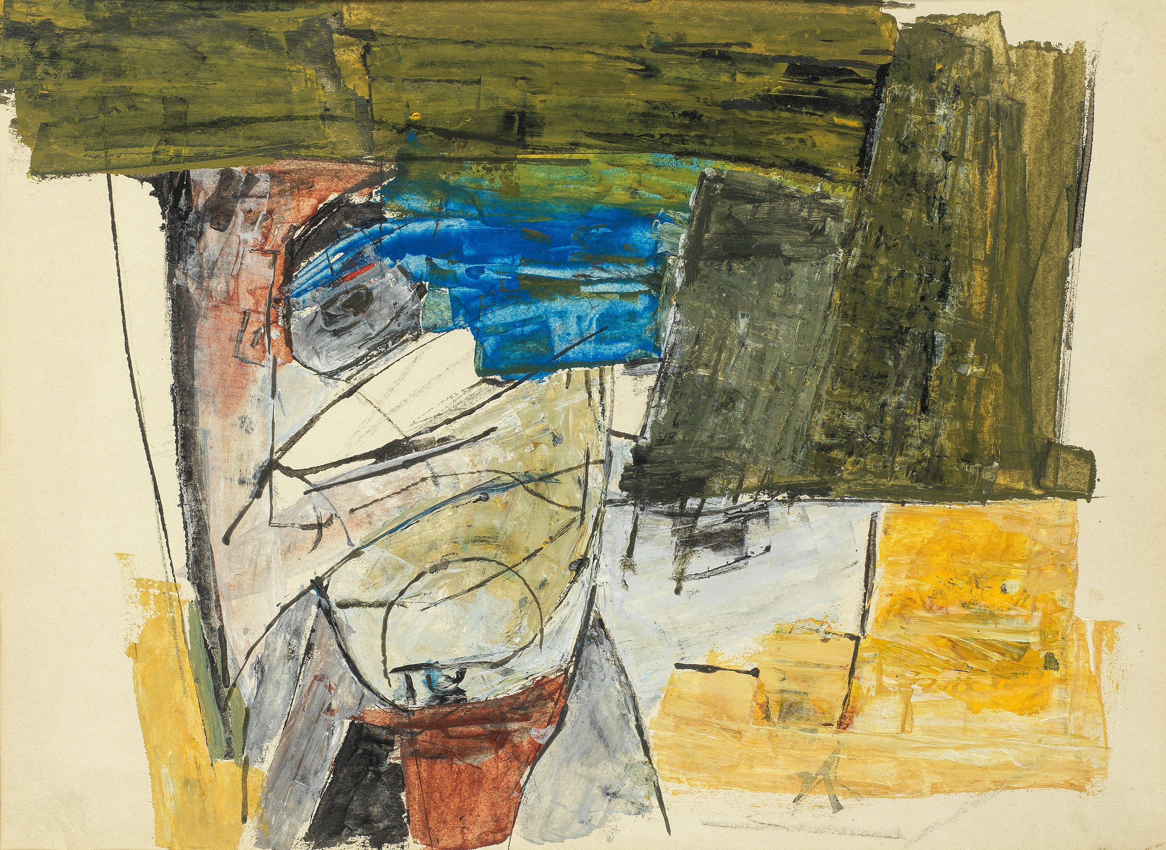 Ram Kumar - Untitled (Abstract)