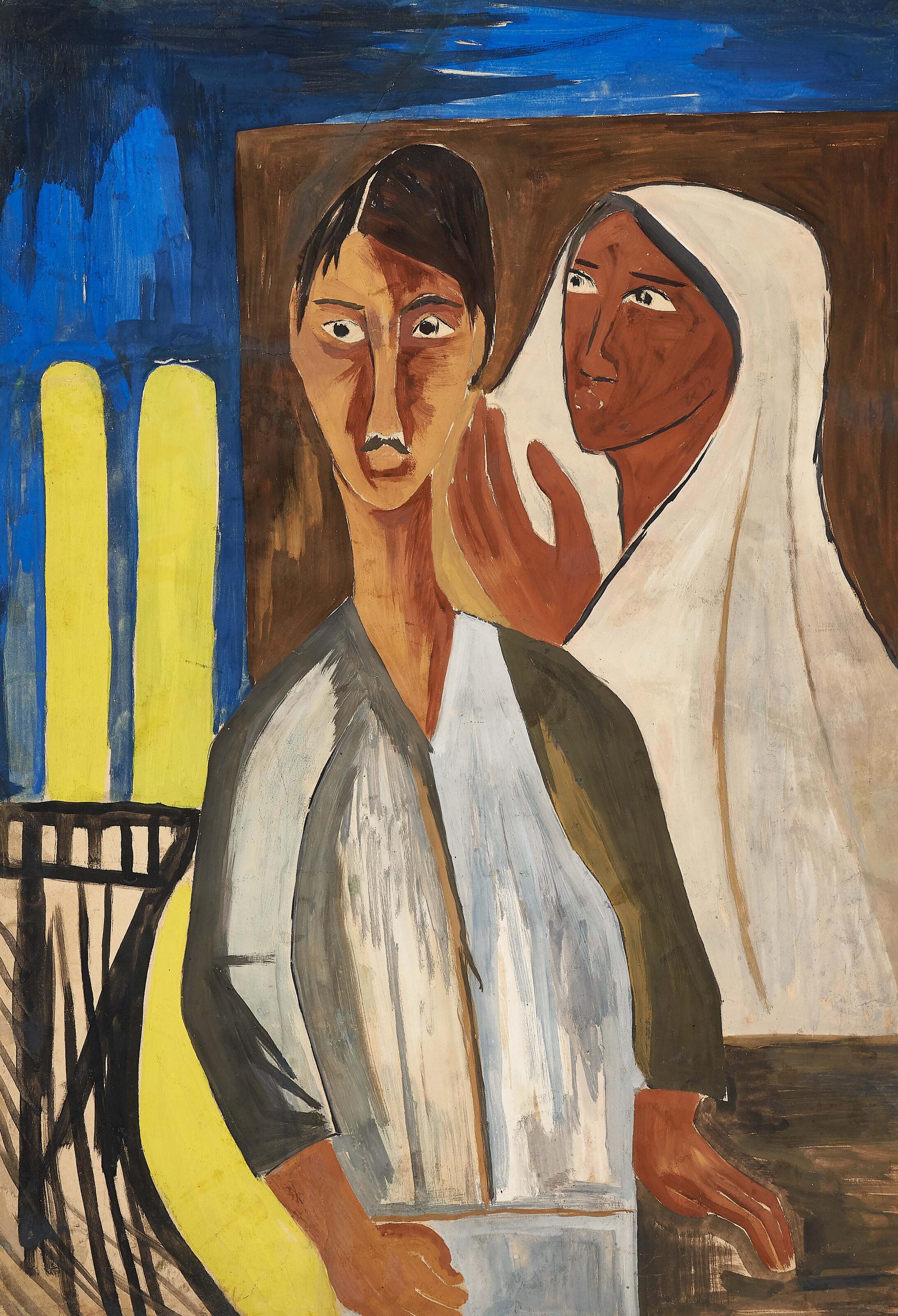 Ram Kumar - Untitled (Couple)