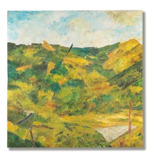 Ram Kumar - Untitled (Landscape; Diptych)