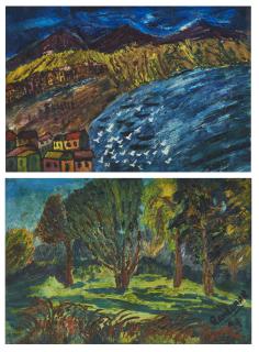 Ram Kumar - Untitled (Simla Landscapes)