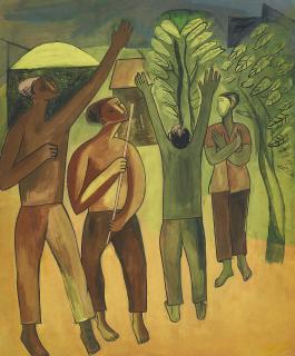 Ram Kumar - Untitled (Standing Figures)