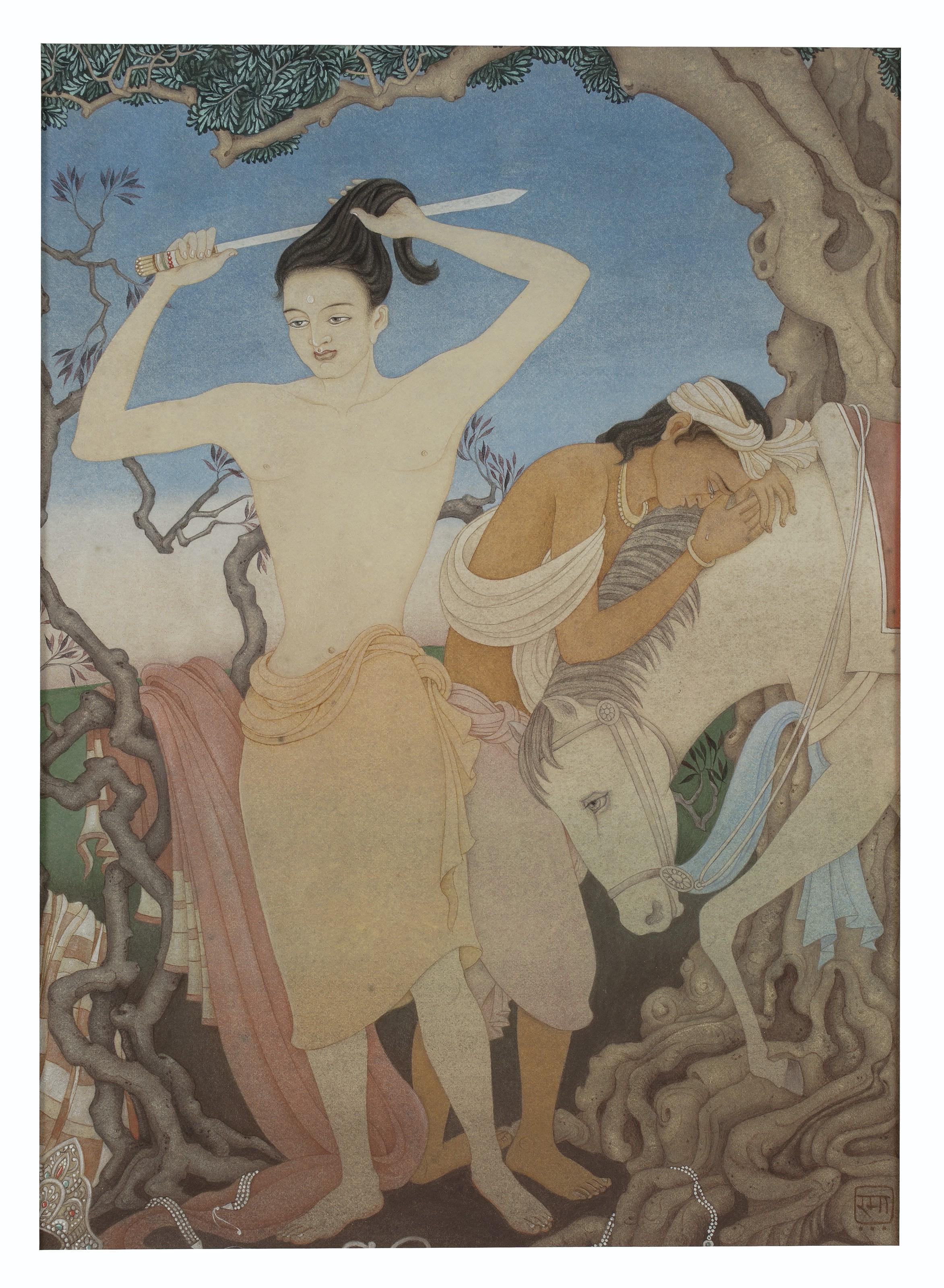 Rama Mukherji - Untitled (The Great Renunciation)