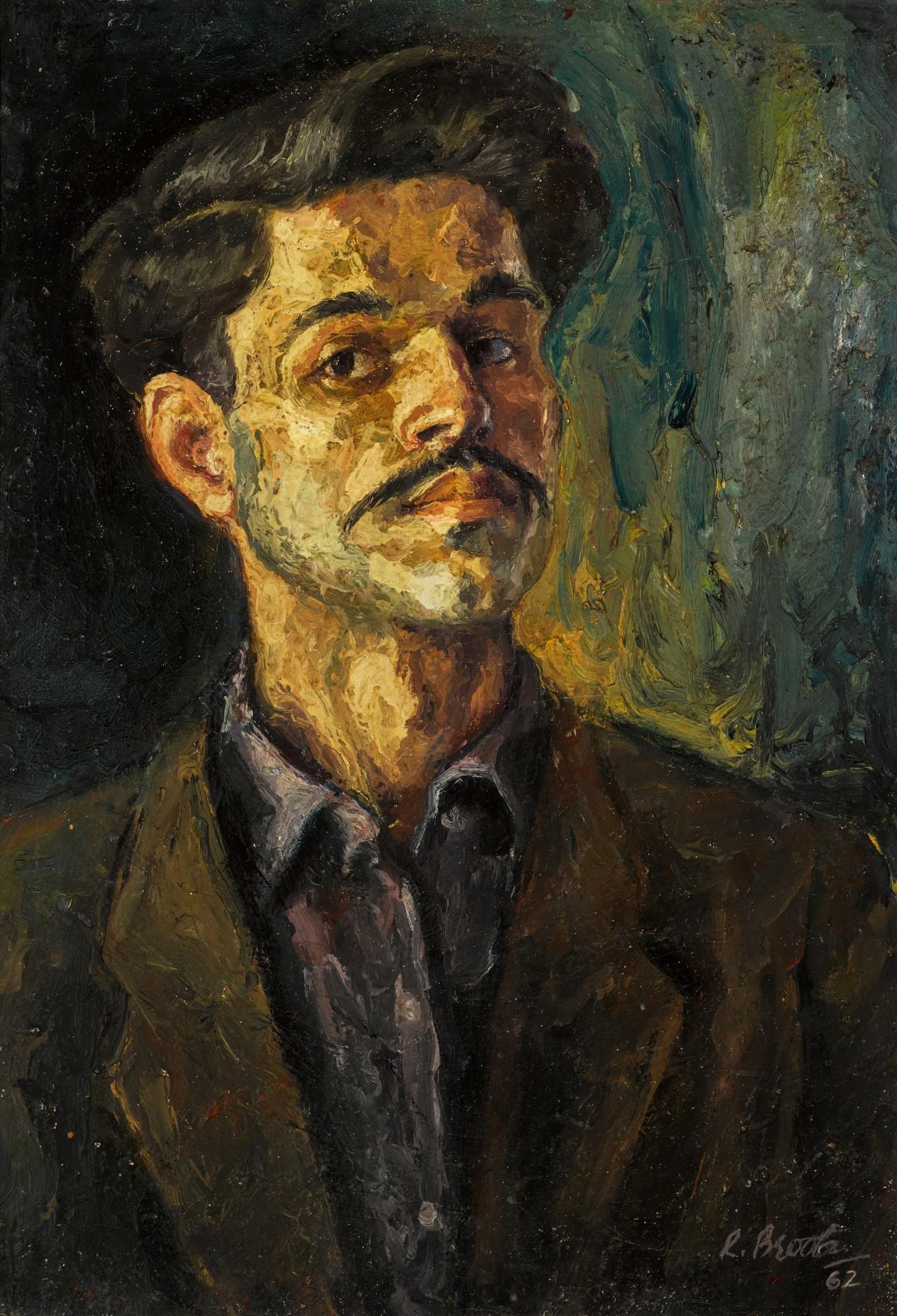 Rameshwar Broota - Untitled (Self-Portrait)