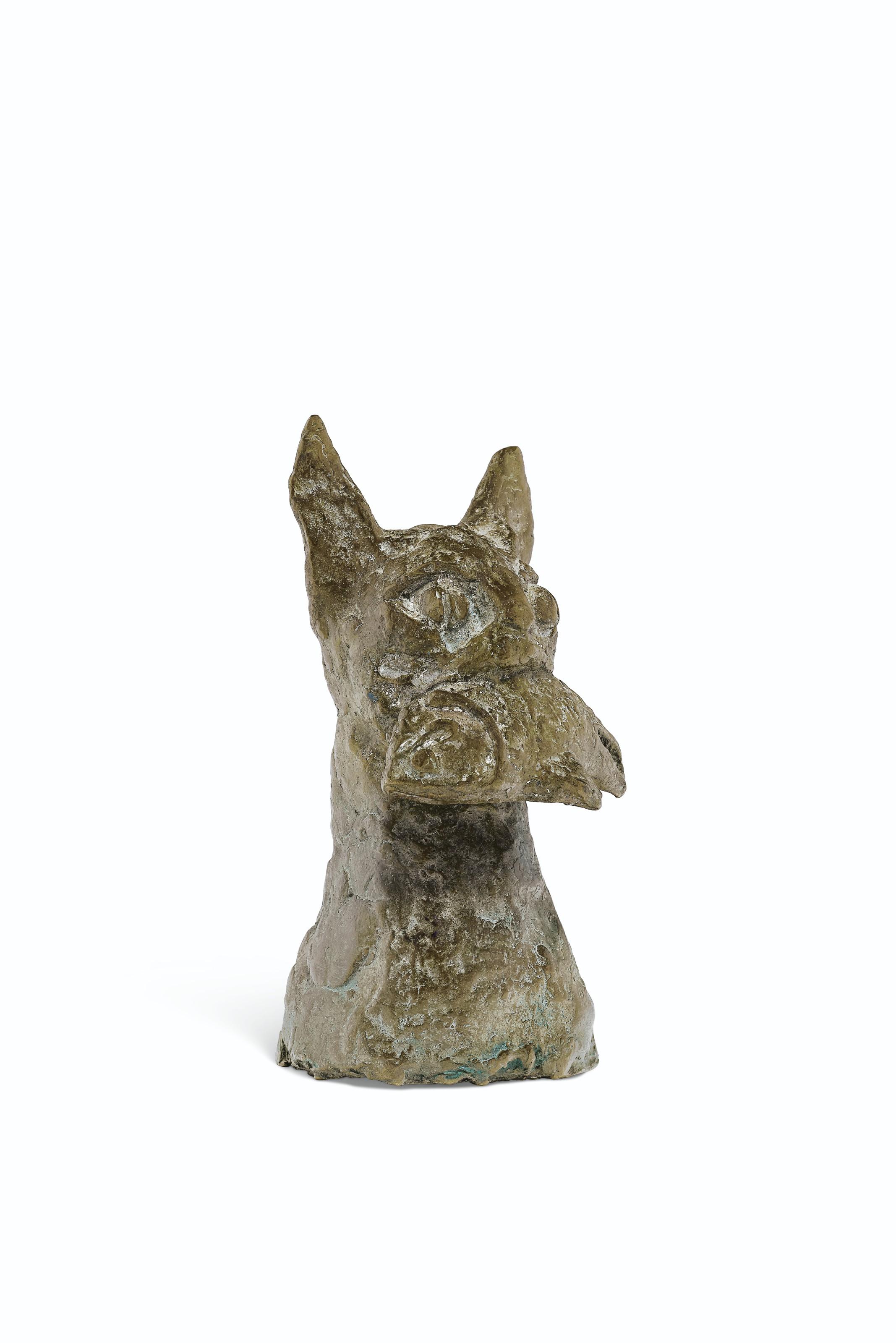 Ramkinkar Baij - Untitled (Cat with Fish)