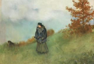 Ramón Casas - Escena de caça