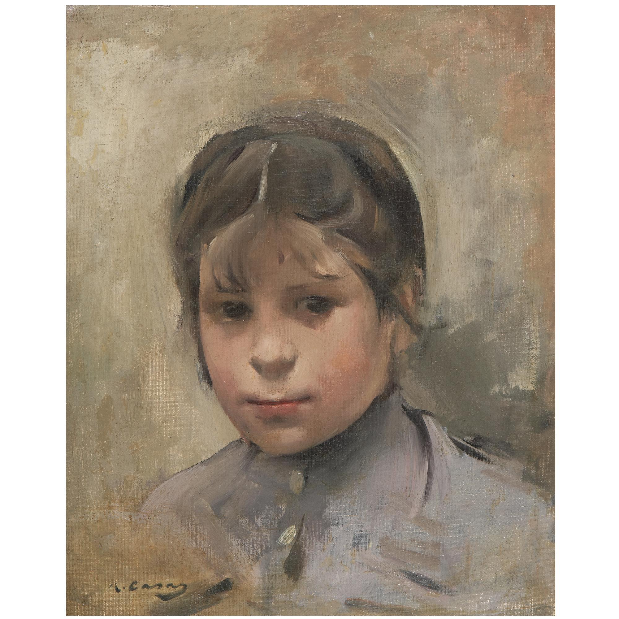 Ramón Casas - Niña (Portrait Of A Girl)